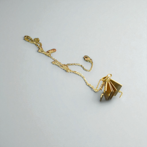 Golden Love Book Locket Necklace - Cherish Your Memories In the Book - Image 3