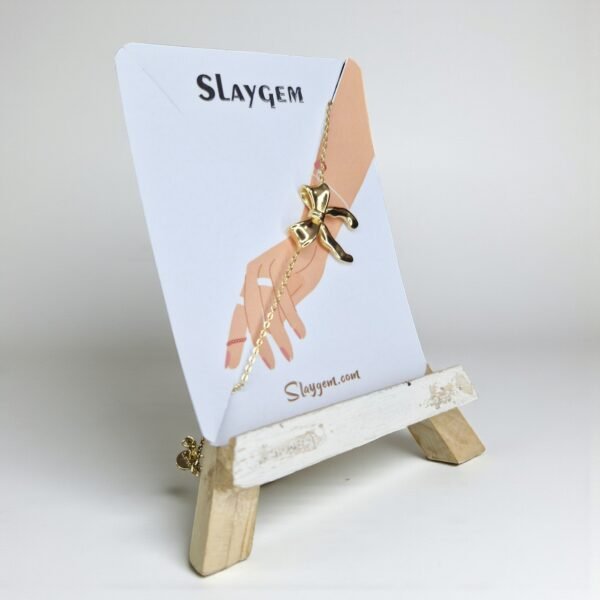 Golden Bow Delight Bracelet - Image 3