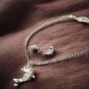Elegant Silver Dolphin Jewelry Set