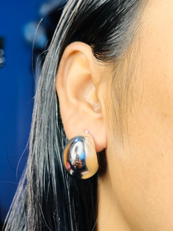 Elegant Silver & Pearl Earring Set (3 Pairs) - Image 5