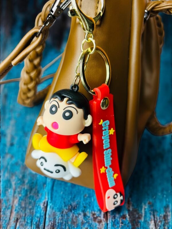 Crayon Shin-chan & Shiro Keychain - Image 2