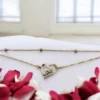 Rose Gold Double Chain Heart Bracelet